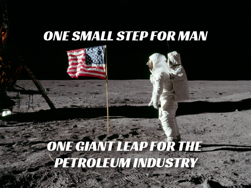 One small step for man, one giant leap for the fuel industry. Gilbarco Pioneer Fuel Island